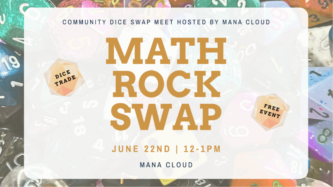Dice Swap Meet – Free RPG Weekend