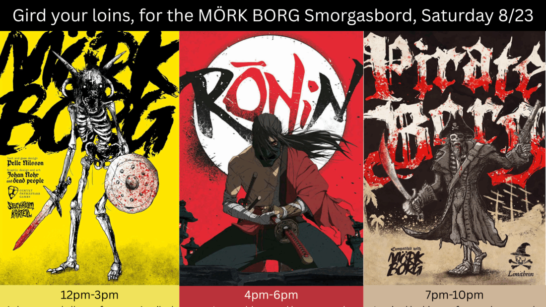 MÖRK BORG Smorgasbord RPG Day