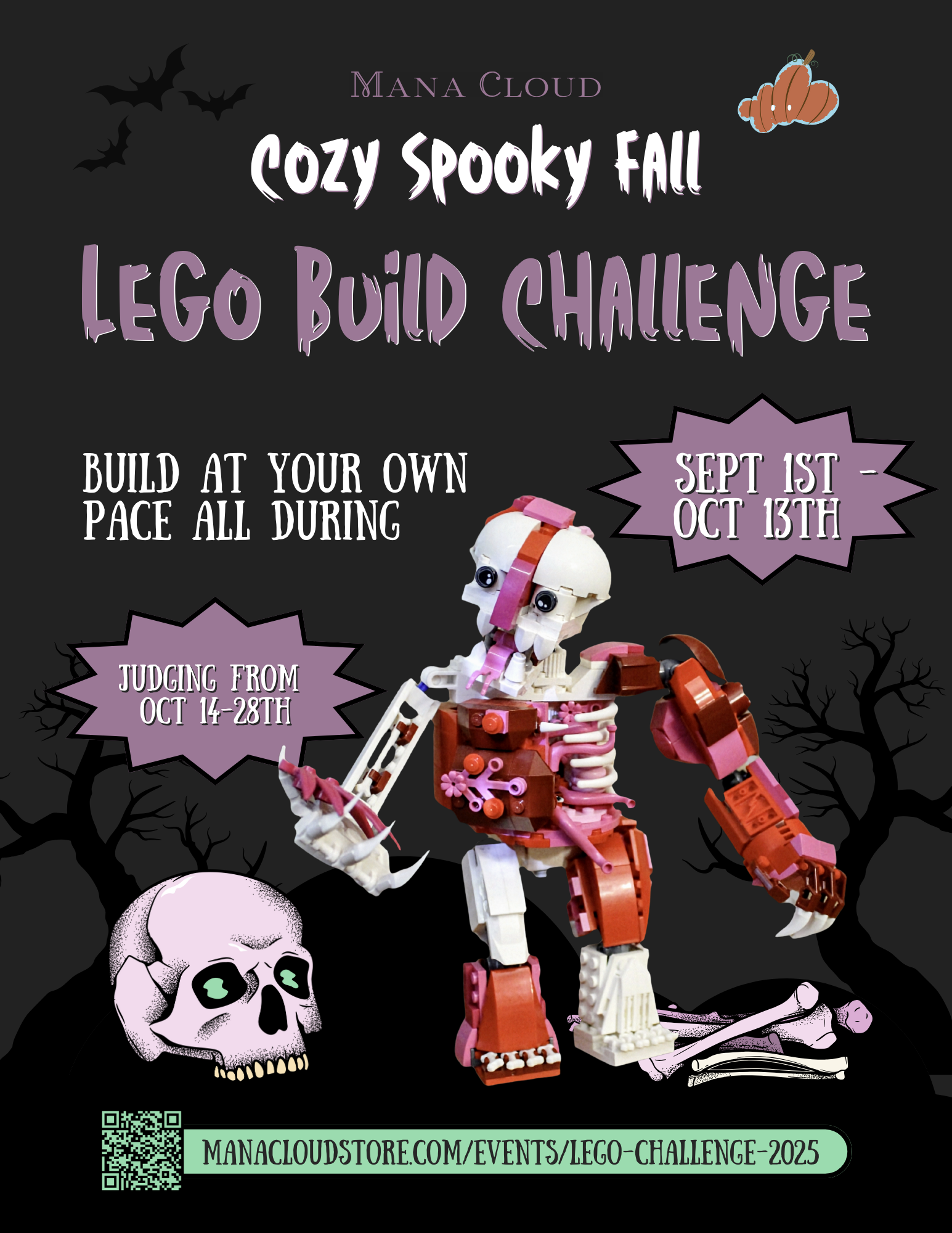 Mana Cloud Cozy Spooky Fall Lego Challenge 2025
